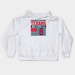 Houston Texans Metchie III 8 American Flag Football Kids Hoodie